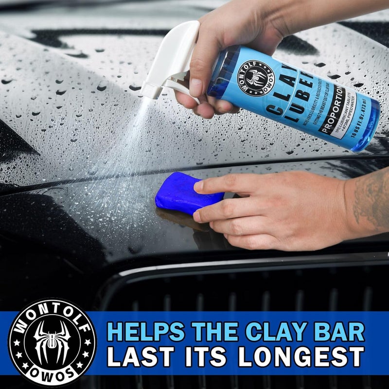Wontolf 10 Pack Clay Bars Auto Detailing Premium Grade Magic Clay Bar Kit Car Detailing Kit with Washing and Adsorption Capacity for Car Detailing Car Wash Clean 10x50g Gray - Image 5